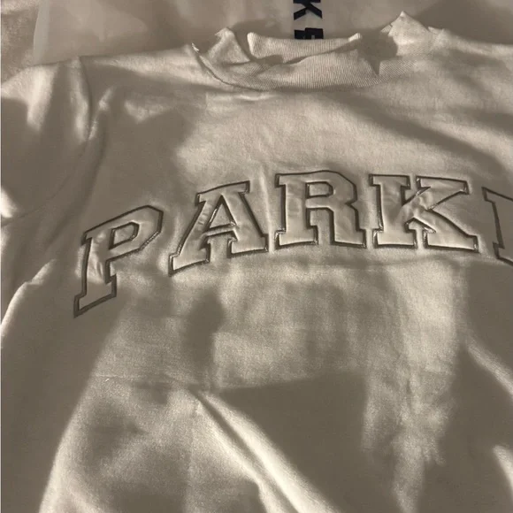 Parker Heather Gray Mockneck Sweater S/M - Picture 5 of 5